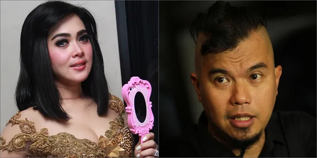 Ketika Syahrini Selfie Manja di Pundak Ahmad Dhani, Cantik?