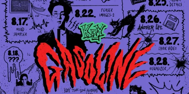 KEY SHINee Rilis Schedule Poster untuk Full-length Album ke-2 'Gasoline' KEY SHINee Rilis Schedule Poster untuk Full-length Album ke-2 'Gasoline'