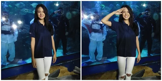 Kibarkan Merah Putih Dalam Air, Aurelie Moeremans Didukung Ello