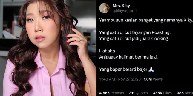 Kiky Saputri Criticizes Masterchef Indonesia Season 11 - "Those Who Are Upset Means They're Losers"