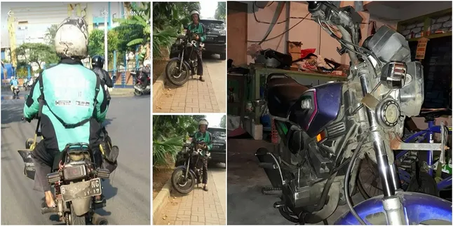 Kisah Haru Tukang Ojek Yang Motor Lusuhnya Dapat Perbaikan Gratis