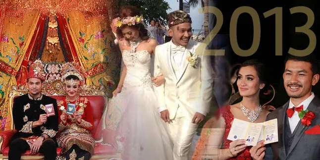 Kisah Pernikahan 10 Selebriti Tanah Air di Tahun 2013