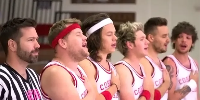 Kocak! Pakai Celana Mini, One Direction Kalah Main Dodgeball