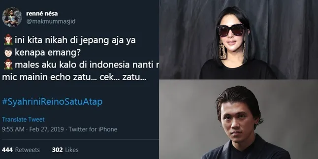 Kocak! Sederet Alasan Syahrini - Reino Barack Nikah di Jepang Menurut Netizen Twitter Kocak! Sederet Alasan Syahrini - Reino Barack Nikah di Jepang Menurut Netizen Twitter