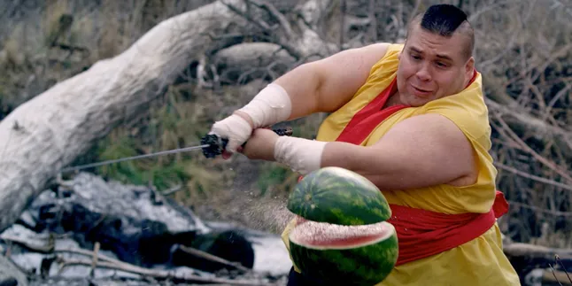 Kocaknya Permainan Fruit Ninja Dalam Dunia Nyata!