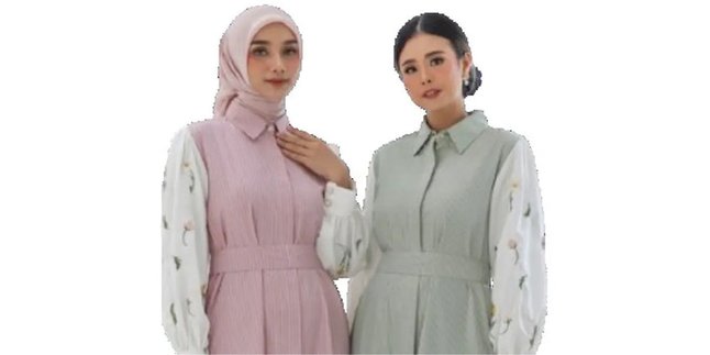 Combination of Floral and Solid Patterns in the Latest Gamis Models, Appearing Simple and Elegant