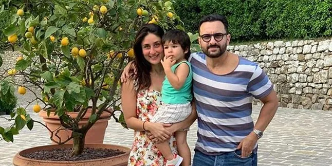 Kompak Banget, Kareena Kapoor dan Taimur Ali Khan Kembaran Outfit Atas Bawah