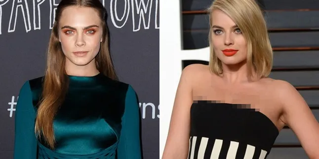 Kompak! Cara Delevingne dan Margot Robbie Bikin Tato Bareng
