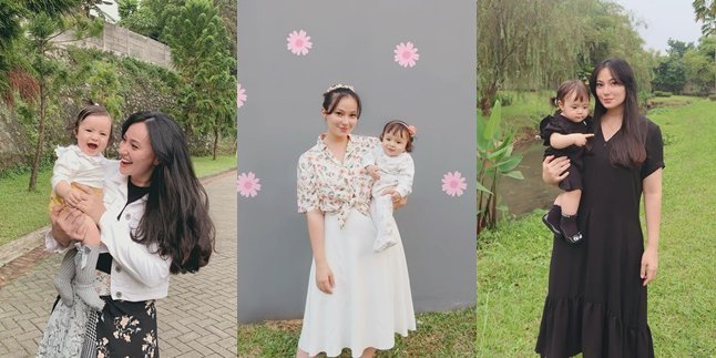 7 Sweet Moments of Asmirandah with Her Only Child Who Turns 1 Year Old, Matching OOTD Together