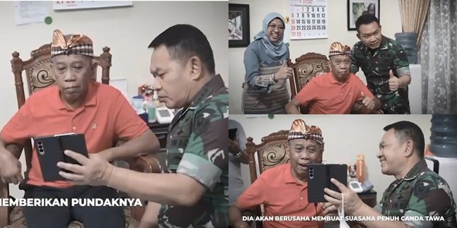 Improving Condition, Here are 7 Latest Photos of Tukul Arwana who has Started to Smile when Visited by a General of the Indonesian National Army