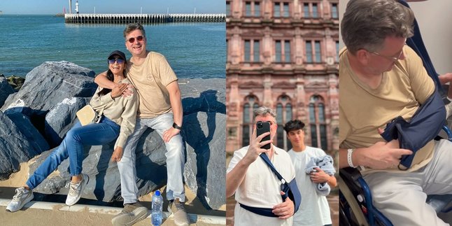 Condition of Maudy Koesnaedi's Husband After Accident in Europe, Celebrates Birthday with Arm in Sling