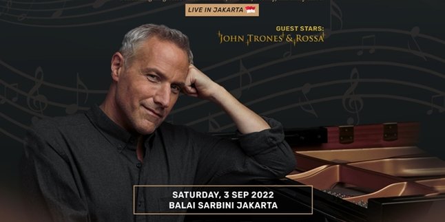 Konser ‘Jim Brickman Live in Jakarta 2022’ Segera Digelar, Dimeriahkan oleh Rossa hingga John Trones