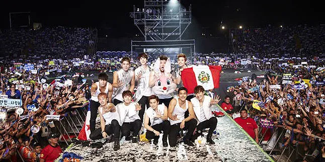 Konser di Amerika Selatan, Super Junior Hibur 40 Ribu ELF!