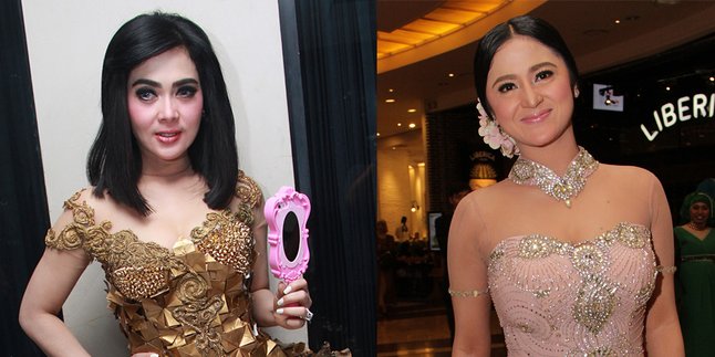 Kostum Spektakuler Syahrini Vs Dewi Perssik, Keren Mana?