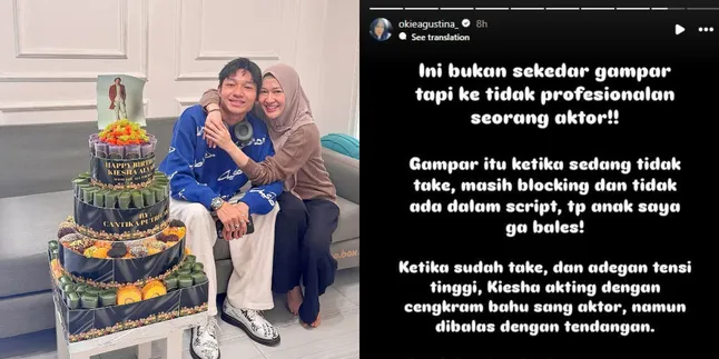 Chronology of Dimas Anggara Allegedly Slapping Kiesha Alvaro on Set, Okie Agustina Witnessed It Directly