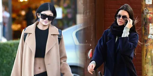 Kylie - Kendall Jenner Pamer Perut Seksi, Siapa Yang Lebih Hot?