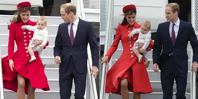 Lagi! Rok Kate Middleton Tersingkap Angin