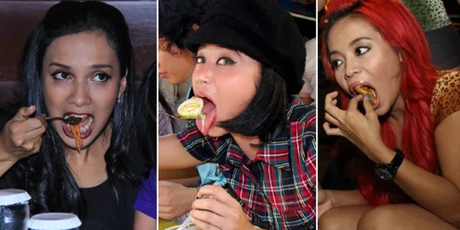 Lahapnya Selebritis Saat Makan... Nyemmm!
