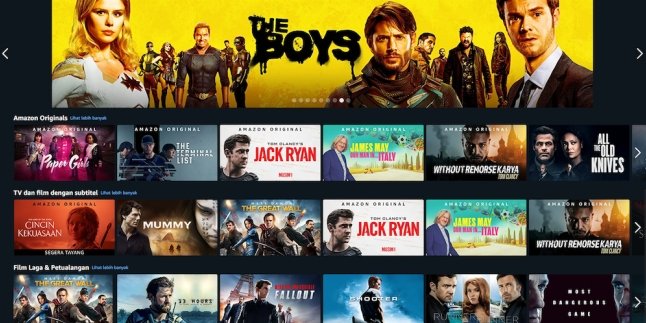 Prime Video Streaming Service Ready to Bring Local Indonesian Content and Various Top Film and Series Titles from Various Countries
