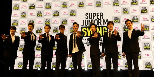 Lebih Dari Sejuta Orang Nonton Konferensi Pers Super Junior M!