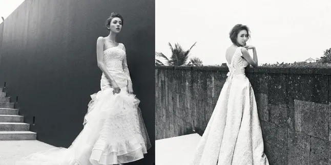 Lee Da Hee Pamer Gaun Pernikahan di Bali