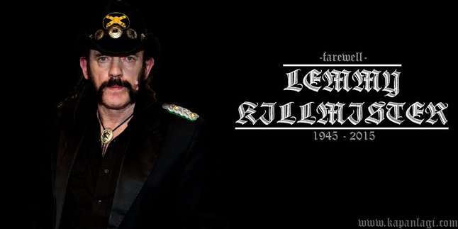 Lemmy Kilmister 'Motorhead', Meninggal Dunia di Usia 70 Tahun