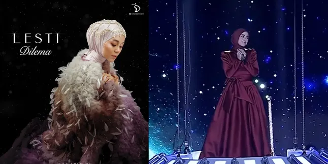 Lesti Kejora Appears Full of Emotion During Her Debut Performance of the New Song Titled 'Dilema'