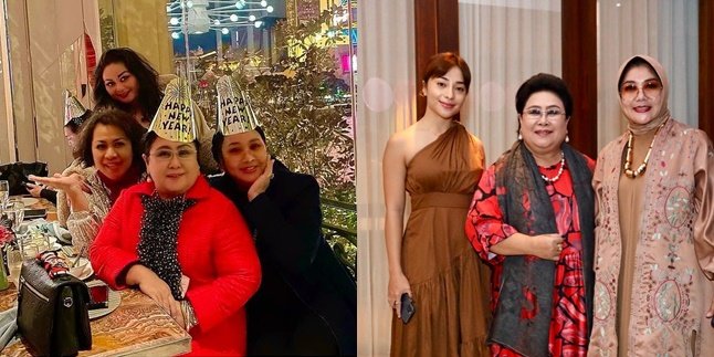 Vacationing Together in America, Here are 7 Compact Portraits of Yora Febrina, Mother of Nikita Willy, with Her Son-in-Law