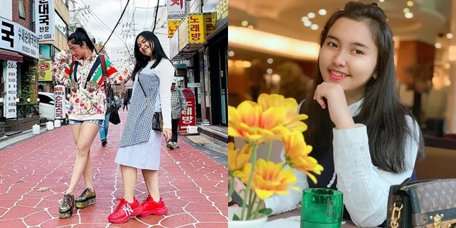 Liburan ke Korea Selatan, Lucunya Ekspresi Lebby Wilayati Saat Makan Permen Mata