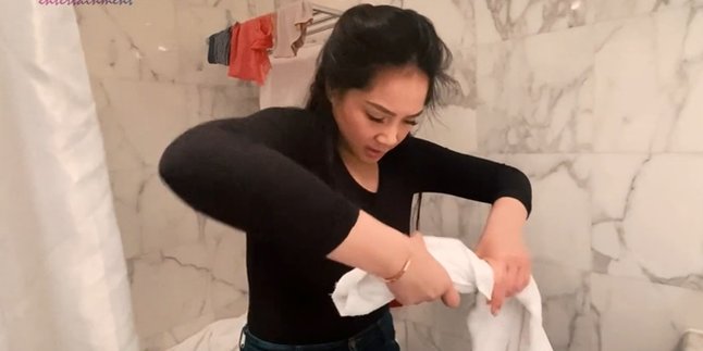 Traveling Around the World, Nagita Slavina Washes Underwear Every Day in the Hotel Sink