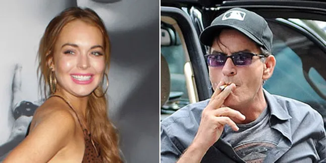 Lindsay Lohan dan Charlie Seen Kompak Dalam Adegan Ranjang