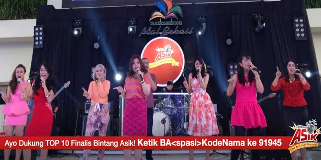 Live Show TOP 10 Finalis Bintang Asik Memukau Masyarakat