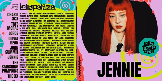Lollapalooza 2026 Brings Many Surprises, Jennie BLACKPINK Becomes One of the Line Up