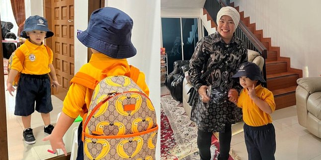 Funny and Adorable Gala, the Late Vanessa Angel's Child, on the First Day of School, Netizens Share Happiness and Emotion