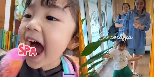 The Cutest Thing: Siti Badriah's Child Asks for a Spa After School, Her Behavior is Adorable