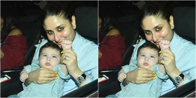Lucunya Taimur Ali Khan Anak Kareena Kala Bermain Ayunan di Rumah