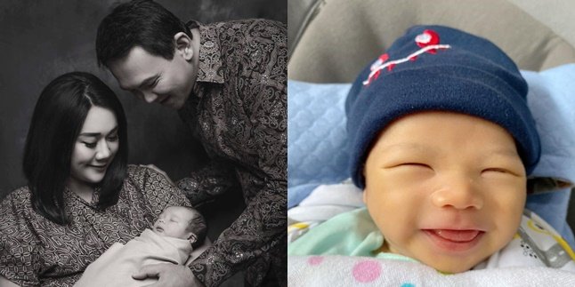 Funny Yosafat Putra Ahok and Puput, Can Smile at 7 Days Old