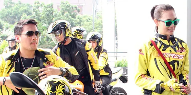 Luna Maya dan Sederet Artis Kampanyekan Safety Riding