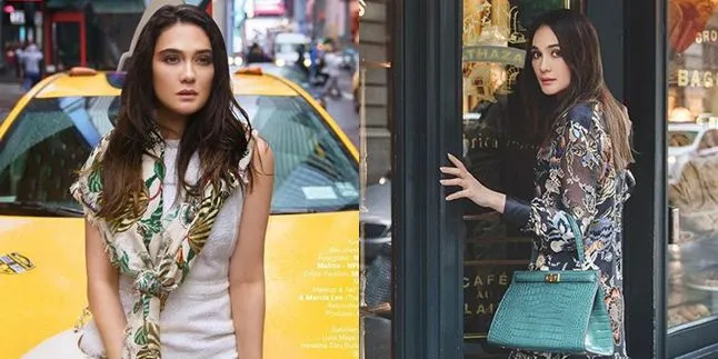 Luna Maya Pakai Outfit Dari Tory Burch di Pemotretan Harper's Bazaar, Stunning!