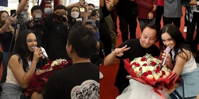 Lyodra Ginting Dapat Bunga Saat Manggung Dari Yansen Salim, Siapa Dia?