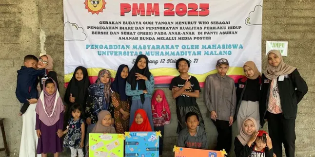 Mahasiswa UMM Kelompok 71 Gelombang 12 Lakukan Pengabdian Masyarakat dengan Tema 'Upaya Gerakan Budaya Cuci Tangan Untuk Peningkatan Perilaku Hidup Bersih dan Sehat (PHBS)'