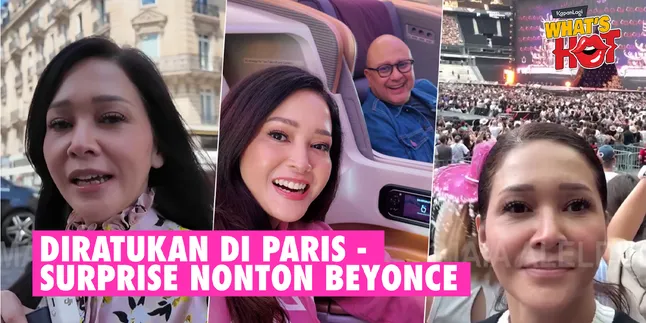 Maia Estianty United with Irwan Mussry, Surprise Watching Beyonce - Luxury Cuisine in Paris
