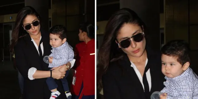 Main Ayunan di Halaman Rumah, Taimur Anak Kareena Kapoor Tak Takut Paparazzi