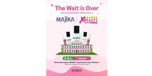 MAJIKA Hadir di Jakarta X Beauty 2025, Dapatkan Lip Tint Gratis dan Diskon Hingga 80%! MAJIKA Hadir di Jakarta X Beauty 2025, Dapatkan Lip Tint Gratis dan Diskon Hingga 80%!