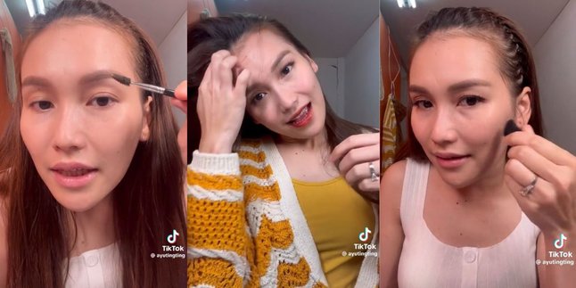 Simple Make Up ala Ayu Ting Ting, No Foundation or Cushion - Netizens: Is that it? So Pretty!