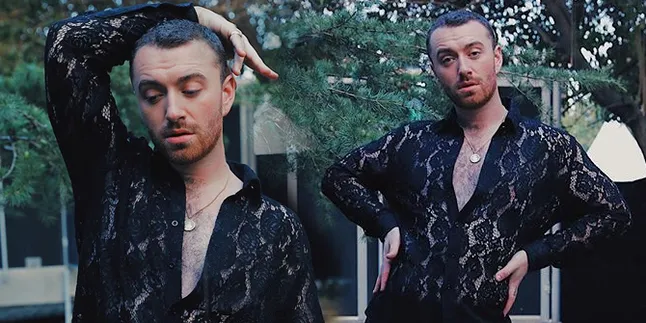 Makin Berani, Sam Smith Pamer Foto Wajahnya yang Dipoles Makeup