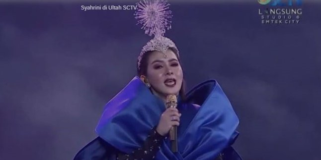 More Dazzling! Syahrini Wears Heart-shaped Face Shield and 30-Meter Long Dress on the Peak Night of 'SCTV's 30th Anniversary 3xtraOrdinary'