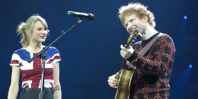 Malam Minggu Seru Taylor Swift dan Ed Sheeran
