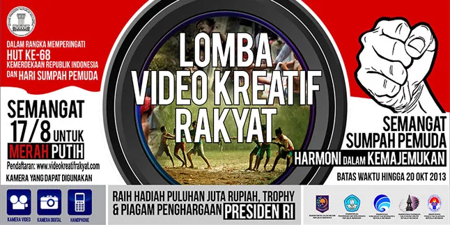 Malam Puncak Lomba Video Kreatif Rakyat Dimulai!