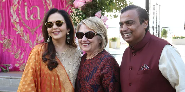 Malam Sangeet Putri #CrazyRichIndia, Undang Hillary Clinton dan Tampilkan Beyonce Malam Sangeet Putri #CrazyRichIndia, Undang Hillary Clinton dan Tampilkan Beyonce